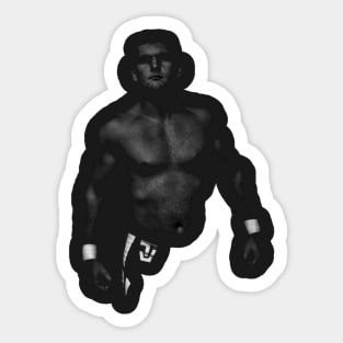 Tyler Jones "black and white" design Sticker